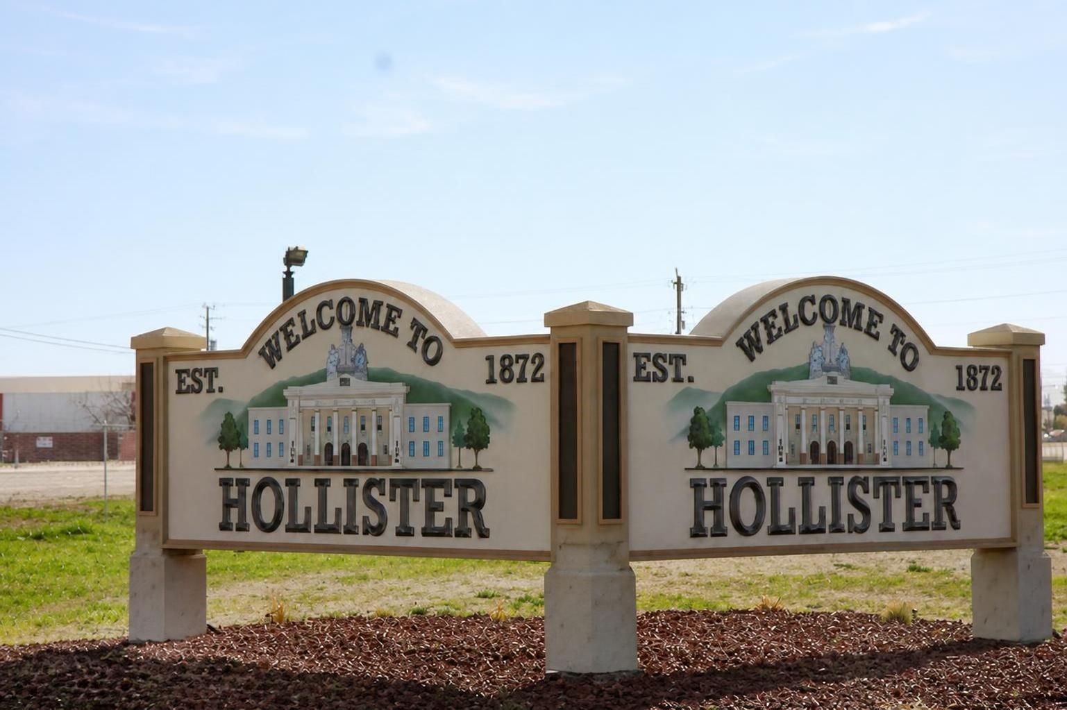 hollister ca sign